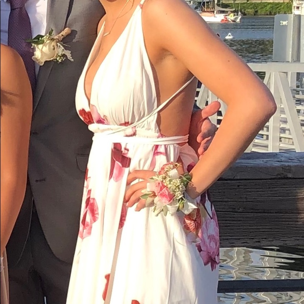 floral prom dress
